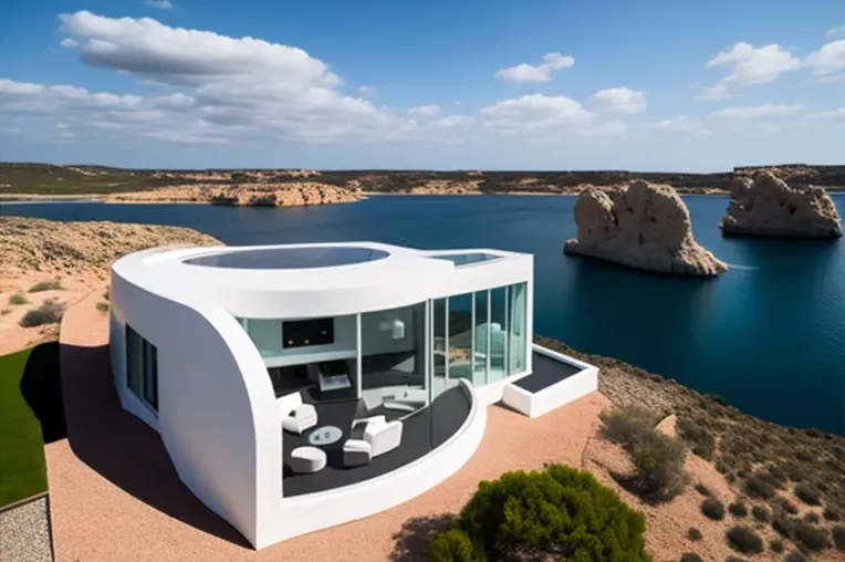 Propiedad única con vistas panorámicas, garaje privado y diseño high-tech en Menorca