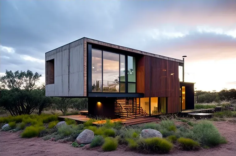 Villa moderna con vistas impresionantes de las montañas nevadas en Montevideo, Uruguay