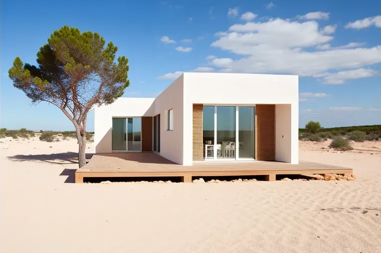 La elegancia del vidrio en esta casa cerca de la playa