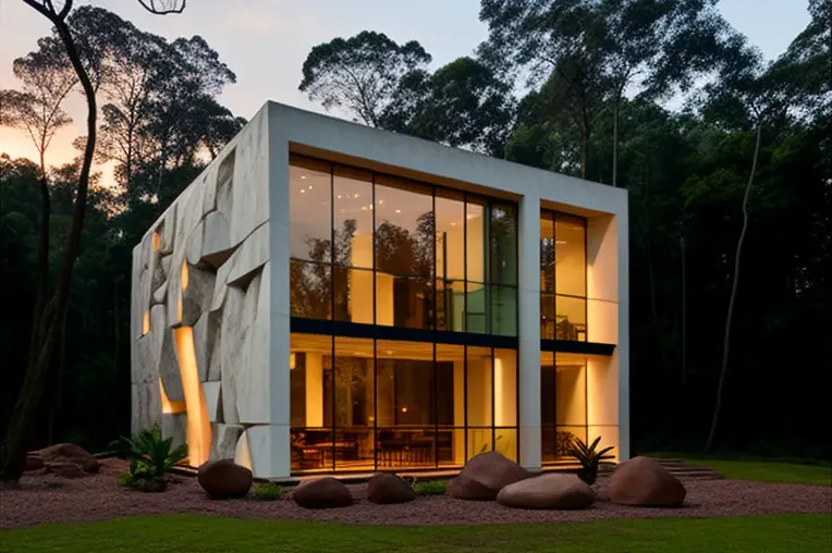 Luz natural y diseño elegante en esta casa minimalista con piscina al aire libre en Santa Cruz, Bolivia