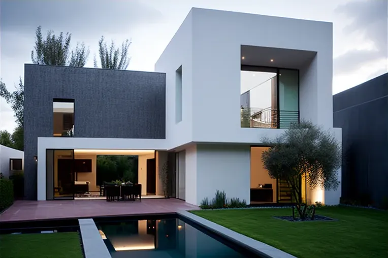 Experiencia de lujo en una casa minimalista con vistas impresionantes en Puebla