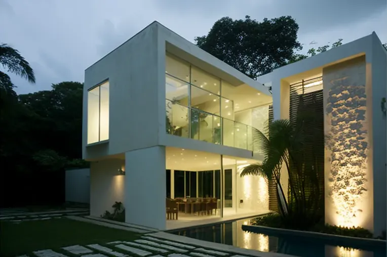 Casa de Arquitectura moderna con vistas al parque natural y piscina al aire libre en Cartagena