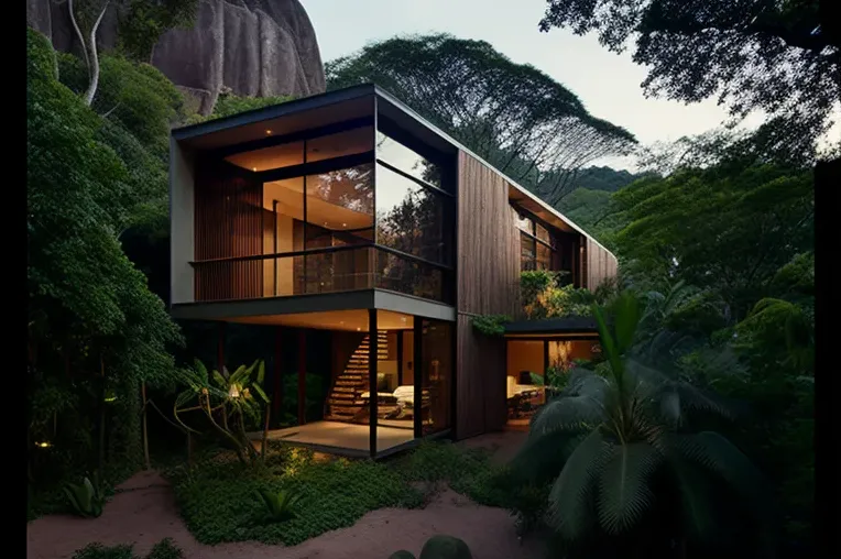 Eco-paraiso en un parque natural: Casa moderna en Rio de Janeiro