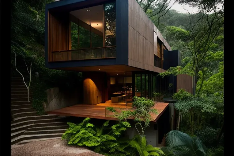 Relajación en medio de la naturaleza en esta casa moderna en Rio de Janeiro