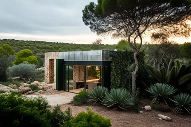 Casa de ensueño en Menorca con vistas a la jungla y tecnología de vanguardia