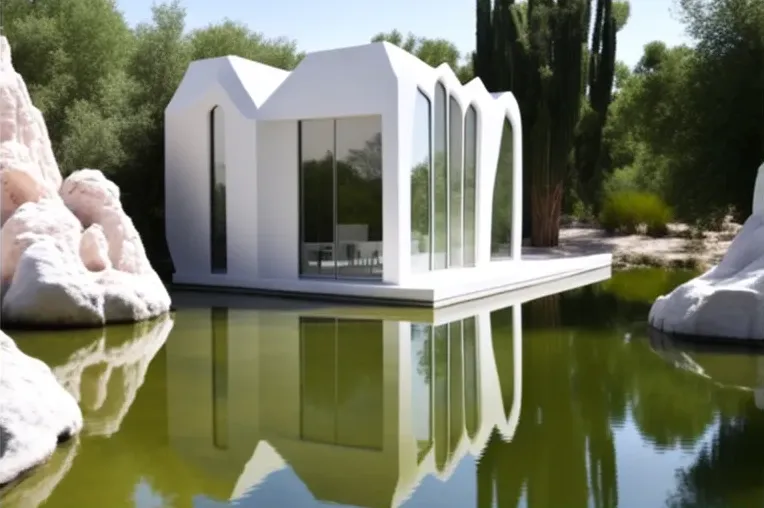 La armonía entre la naturaleza y la tecnología: Villa de marmol, piedra y vidrio en Valencia