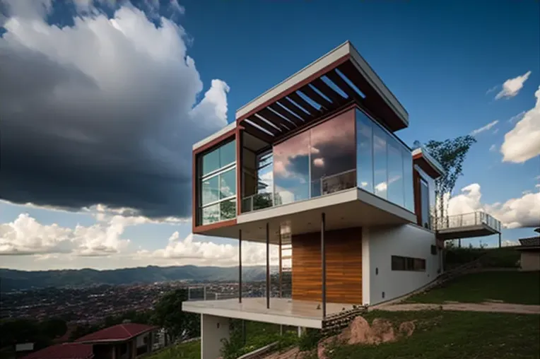 Escape en Santa Cruz: Casa Contemporánea con amplios espacios abiertos y vistas panorámicas