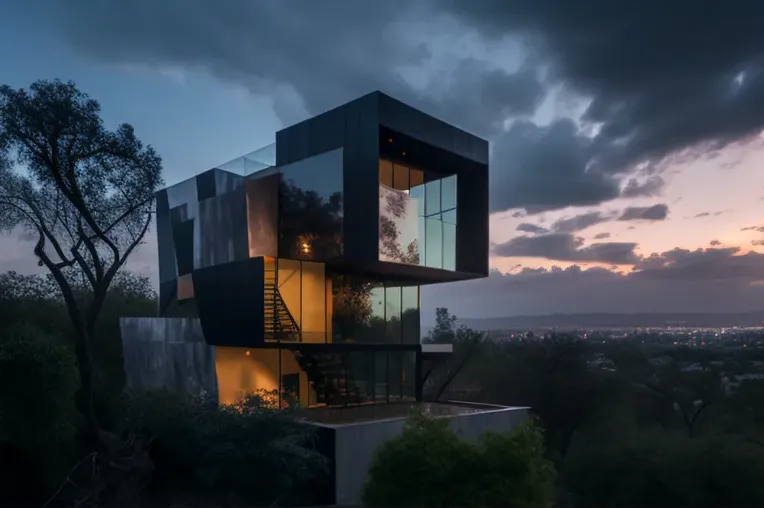 La joya de la montaña: Villa de lujo de arquitectura high-tech en Puebla