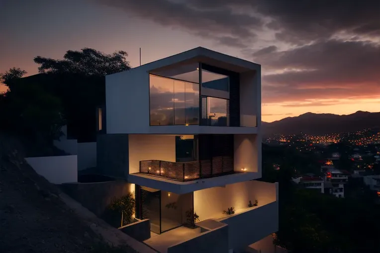 Villa minimalista con vistas panorámicas en Acapulco