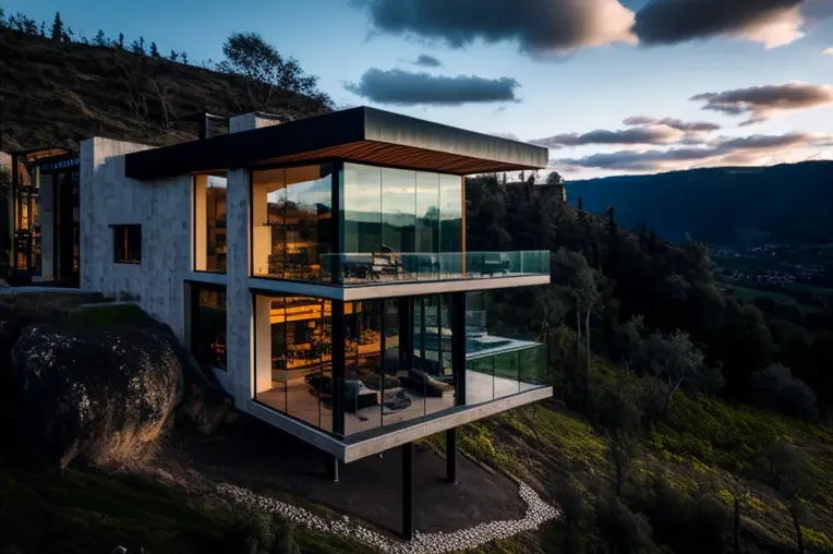 Villa ecológica de lujo con vistas panorámicas en Cuenca