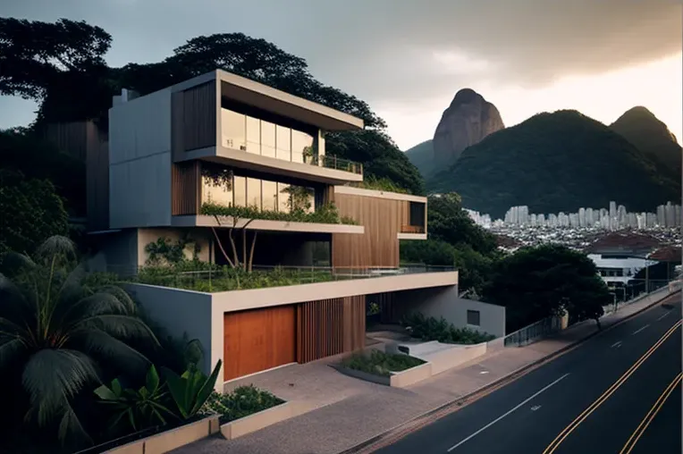 Villa con jardines privados y estacionamiento techado en una zona privilegiada de Rio de Janeiro, Brasil