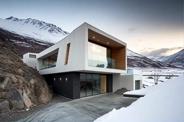 Vive en un diseño único y futurista con curvas imposibles en esta Villa de aluminio, bambú, marmol y hormigón