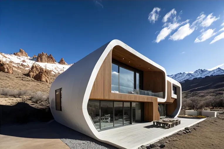 Relájate en esta Villa con materiales de alta calidad y diseño vanguardista cerca de la playa en Valle Nevado