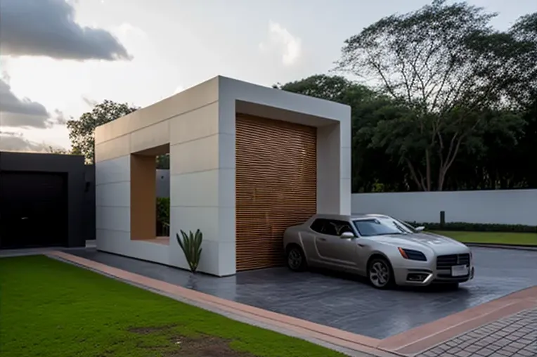 Vista panorámica y privacidad en Barranquilla: Villa de arquitectura minimalista