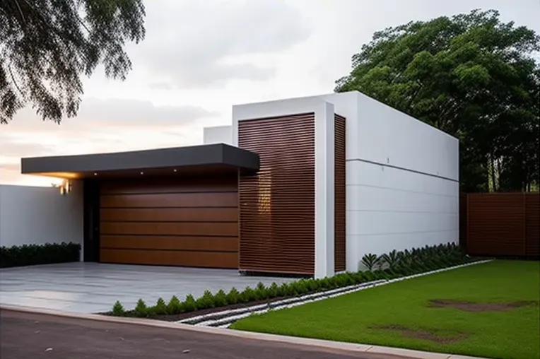 Sofisticación y privacidad en Barranquilla: Villa minimalista con garaje privado y piscina al aire libre