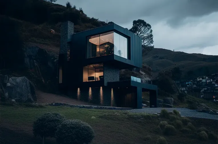 La Casa de Vidrio con Garaje privado y estacionamiento techado en la montaña