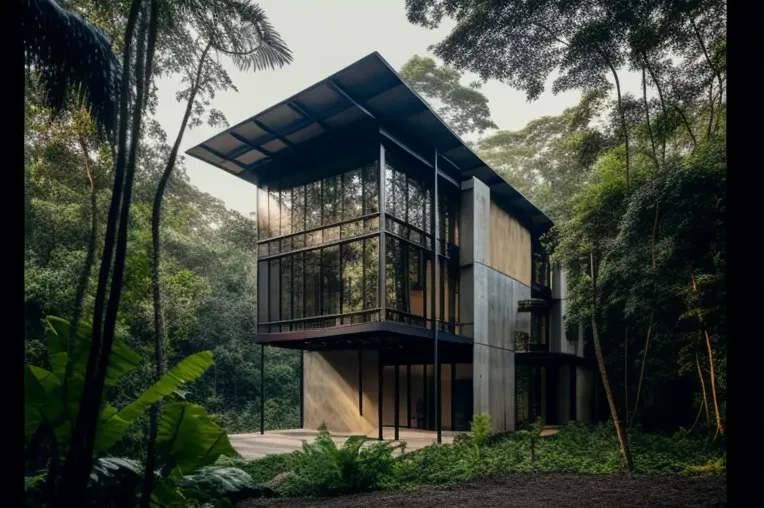 Escape a la naturaleza en esta impresionante villa de estilo industrial con curvas imposibles en Cartagena