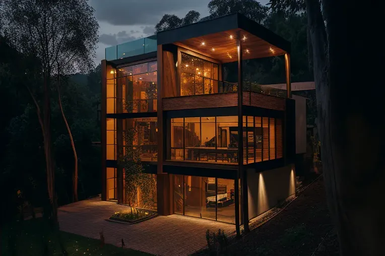 Diseño vanguardista y belleza natural en esta casa de lujo en la jungla