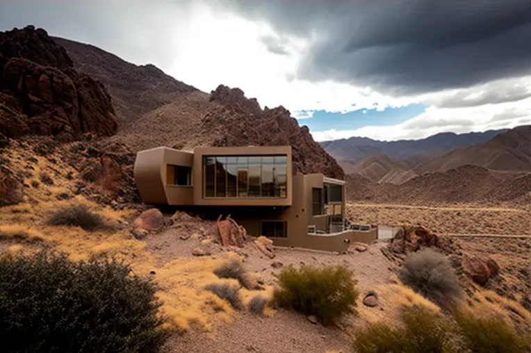 Diseño con vistas: Casa con iluminación natural, jardines con cascadas y vistas panorámicas en Sucre, Bolivia