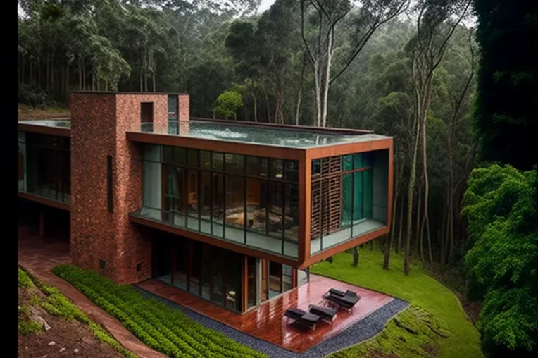 La armonía entre el diseño y la naturaleza en una casa ecológica en Bogotá