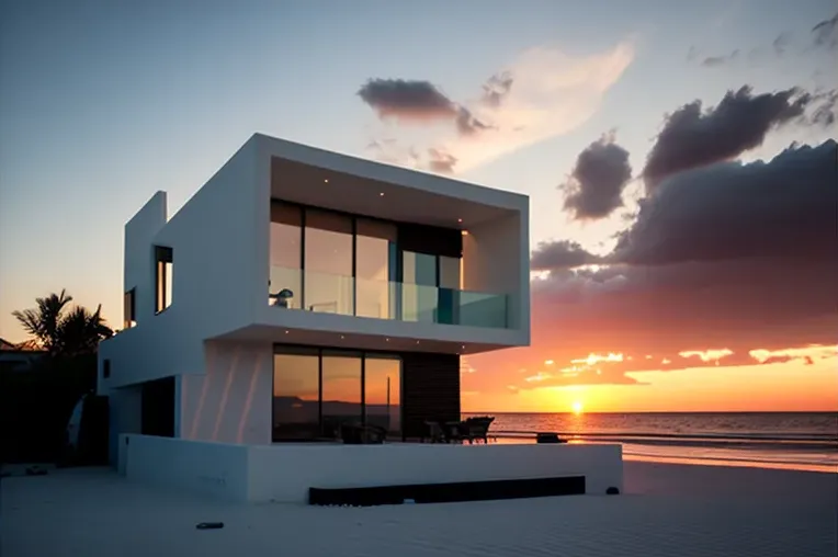 Diseño minimalista y vistas impresionantes en Cancún