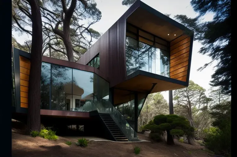 Vida en contacto con la naturaleza: Casa moderna en un parque natural