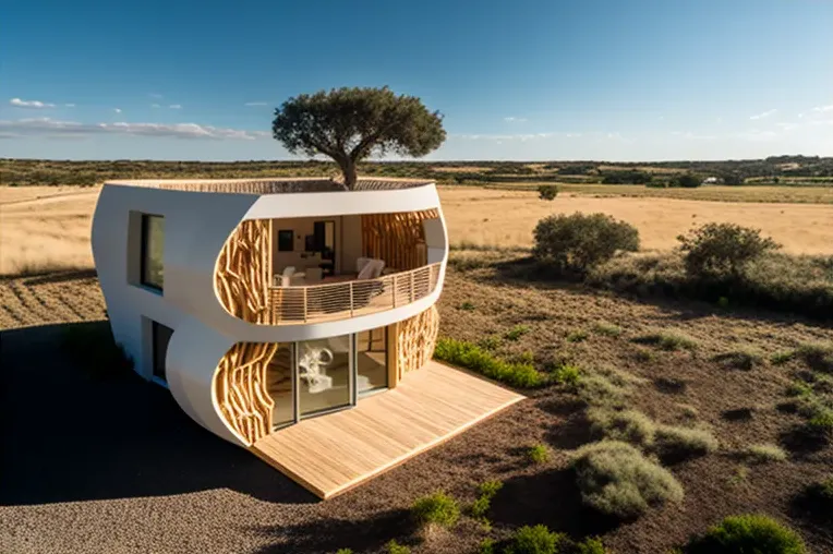 Un hogar sostenible con vistas impresionantes en Menorca