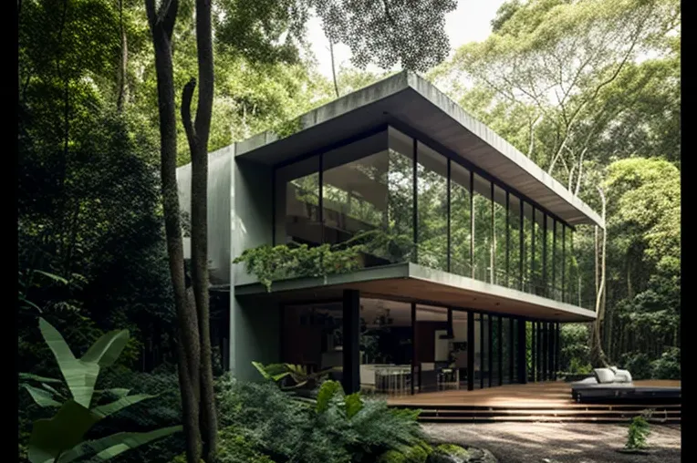 Escape a la naturaleza en esta impresionante villa moderna en Río de Janeiro