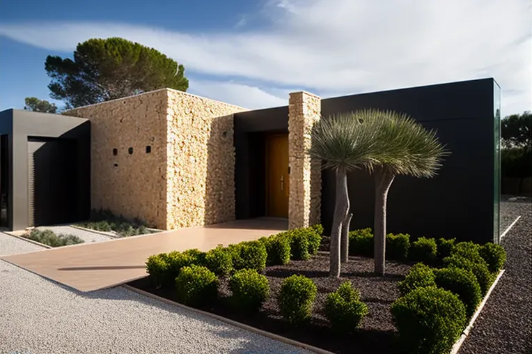 Casa de Estilo Contemporáneo con Vista del Atardecer en Menorca