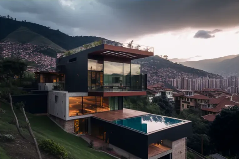 Vivir en estilo moderno con vistas impresionantes