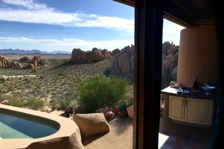 Relájese en un jacuzzi rodeado de vapor en plena naturaleza