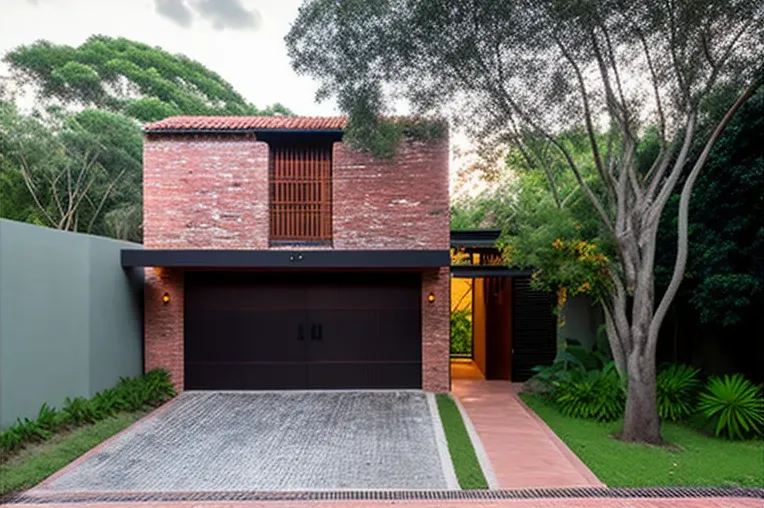 Casa de ensueño en pleno parque natural con garaje privado y muros con vegetación