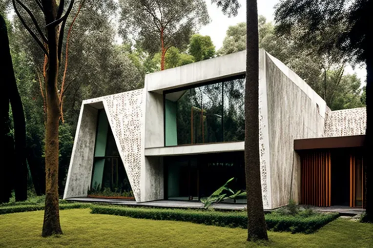 Villa de lujo de diseño en medio del bosque con vistas espectaculares en Mexico City