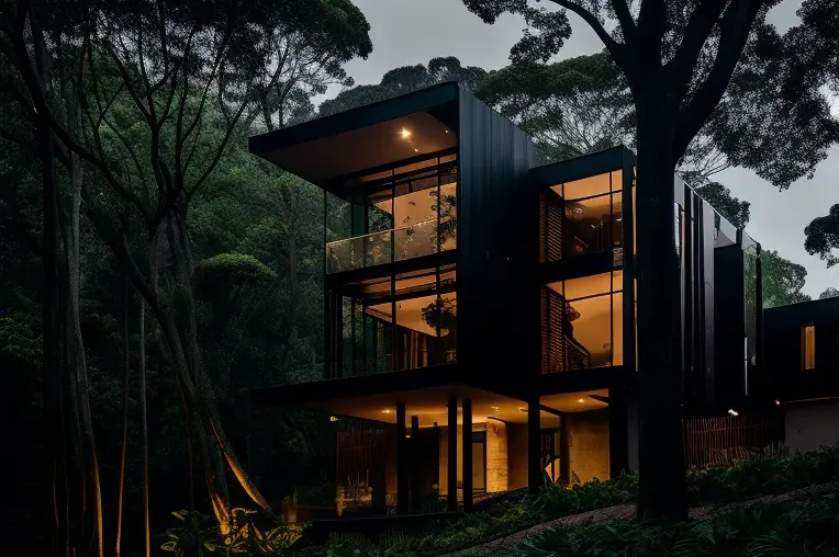 Minimalismo y belleza natural en esta Villa de lujo en Caracas