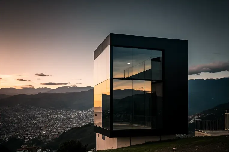 Villa de lujo con vistas impresionantes del atardecer en Quito