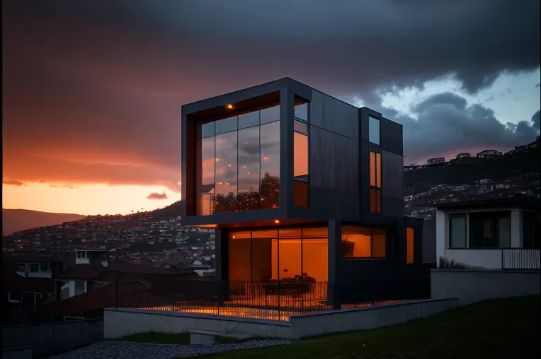 Escape a la belleza natural en esta villa minimalista en Quito