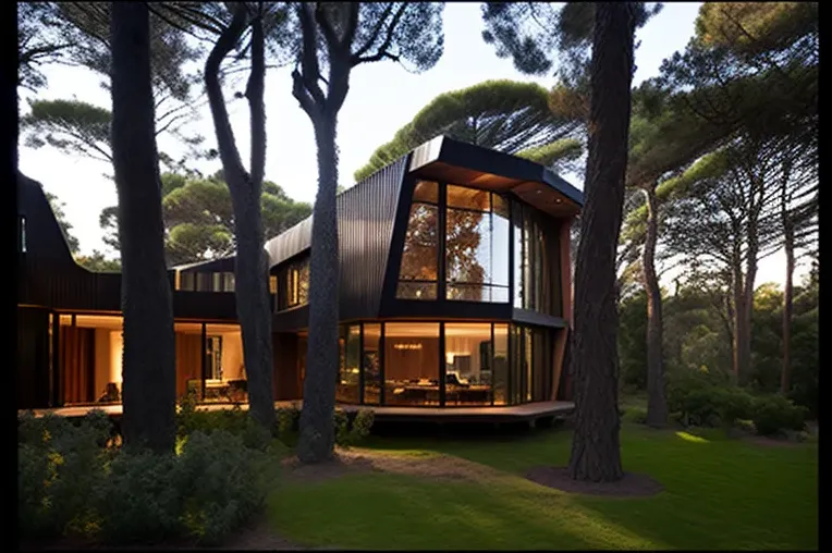 Diseño arquitectónico contemporáneo y materiales de alta calidad: Villa en un parque natural en Punta del Este