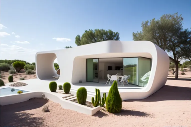 Minimalismo con estilo: Casa única con curvas imposibles en Valencia