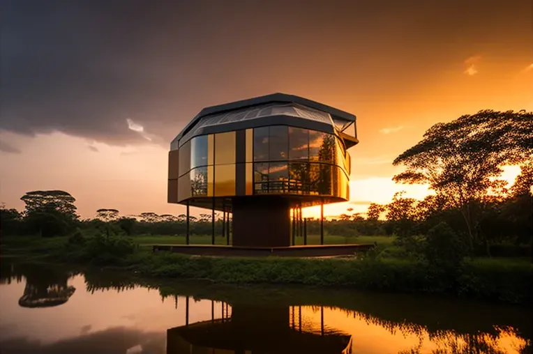 Techos altos y vistas panorámicas: la casa de ensueño en Iquitos