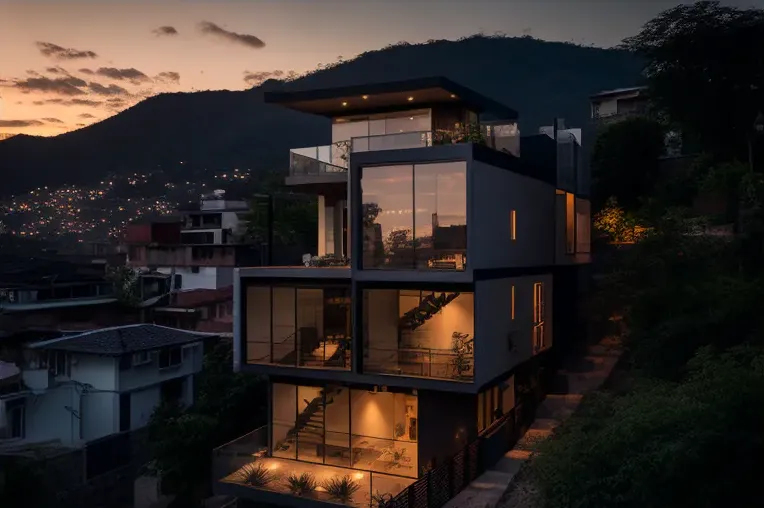 Diseño innovador y vistas panorámicas en esta impresionante casa de lujo en Santa Marta