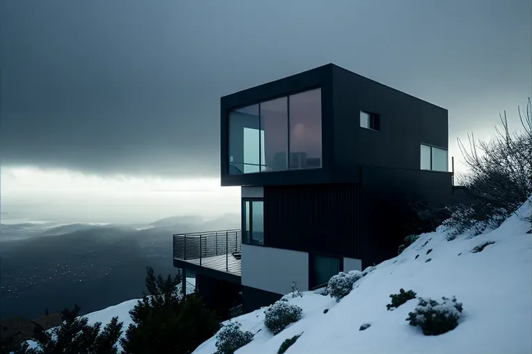 Minimalismo y montañas nevadas: Casa de lujo con vistas impresionantes en Viña del Mar, Chile