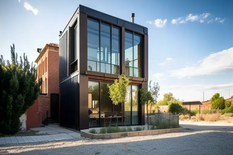 Refugio de lujo: Casa de estilo industrial con vistas panorámicas en Madrid, España