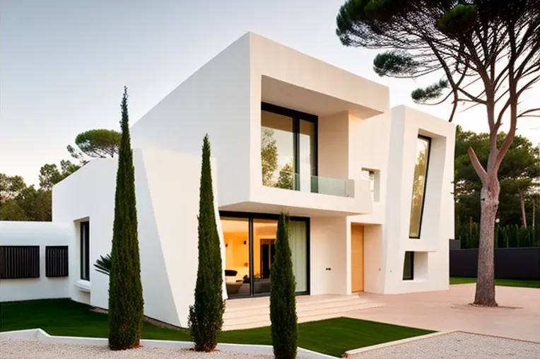 Experimenta la sofisticación en esta Villa de estilo mediterráneo con materiales exclusivos y vistas impresionantes