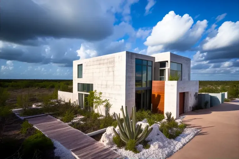 Espectaculares vistas de las montañas nevadas en esta impresionante casa de estilo mediterráneo en Cancún