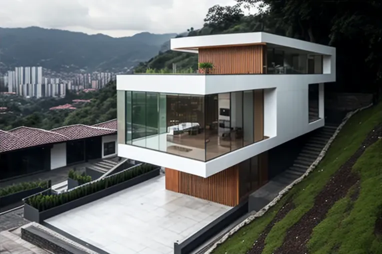 La Casa moderna con vistas panorámicas en Medellín