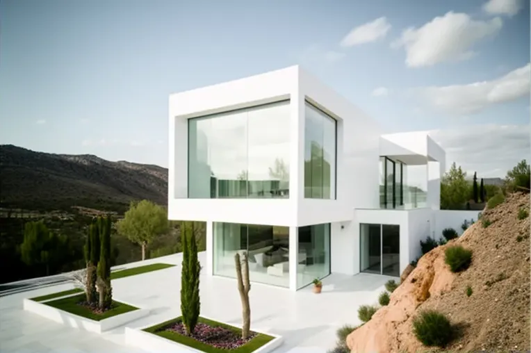 La cima de la elegancia: Casa de diseño con vistas panorámicas en Granada