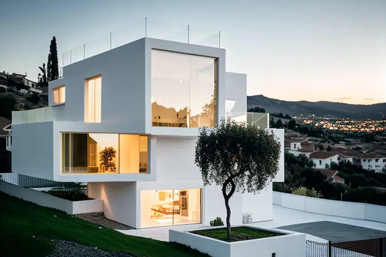 Espacios abiertos de lujo: Casa de arquitectura moderna en Granada