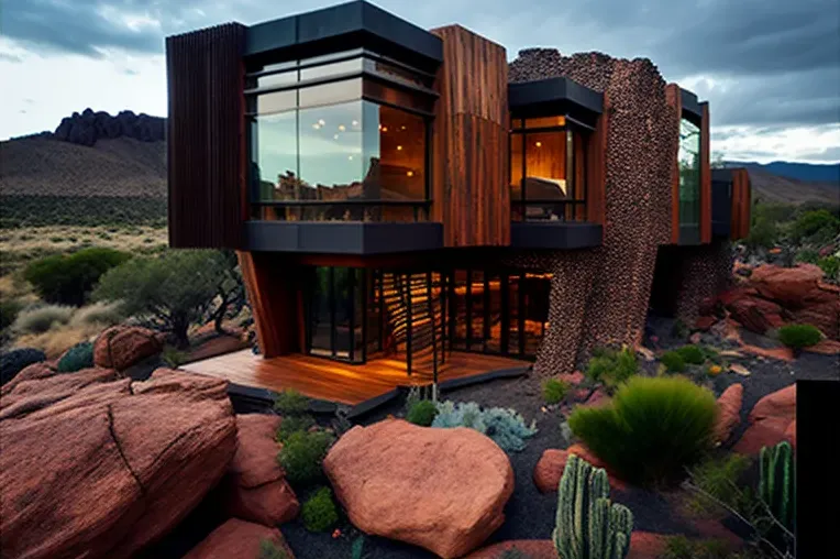 La armonía de la naturaleza: Villa de arquitectura en la jungla de Iquique