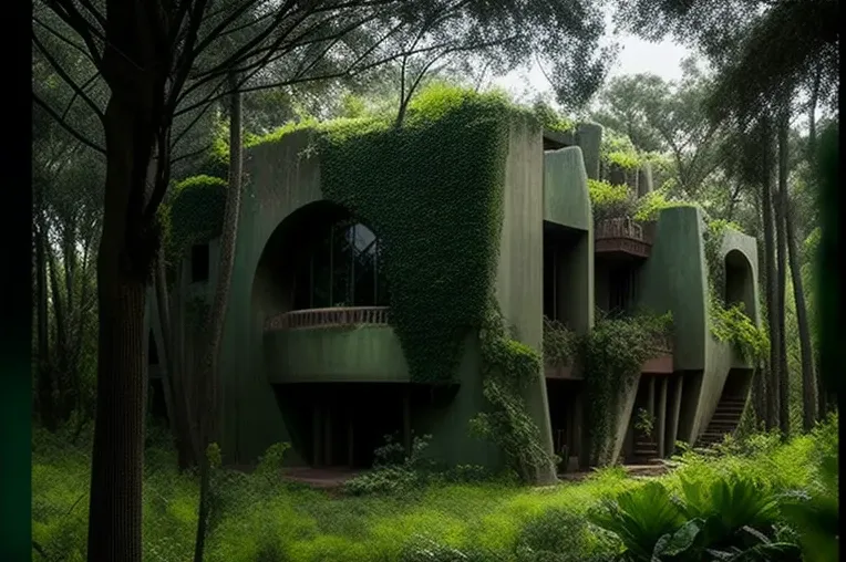 Espacios abiertos y naturaleza en Puebla: Casa de estilo Mediterráneo rodeada de niebla