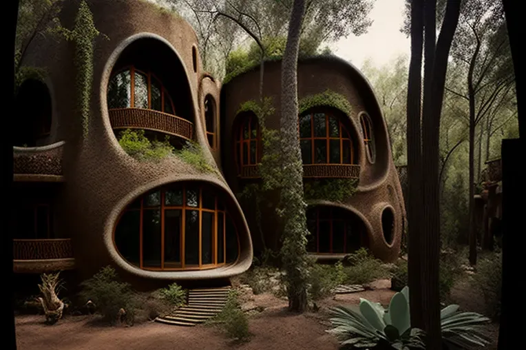 Mediterráneo en la montaña: Casa de estilo único en Puebla con vistas al bosque y construida en piedra natural, pizarra, aluminio y madera laminada